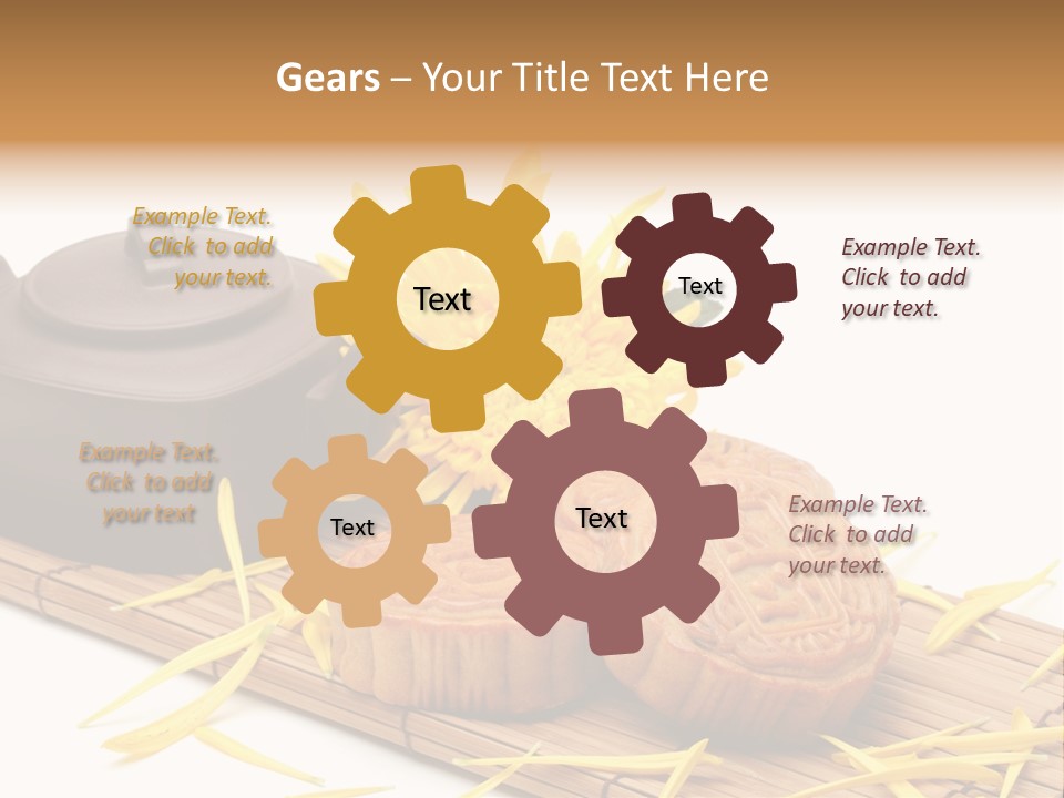 Celebration Festival Chrysanthemum PowerPoint Template