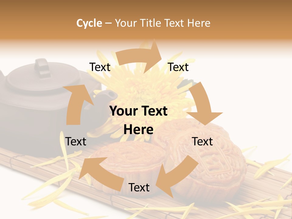 Celebration Festival Chrysanthemum PowerPoint Template