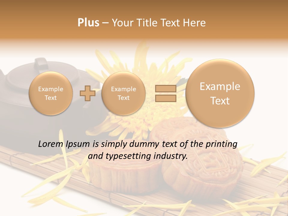 Celebration Festival Chrysanthemum PowerPoint Template