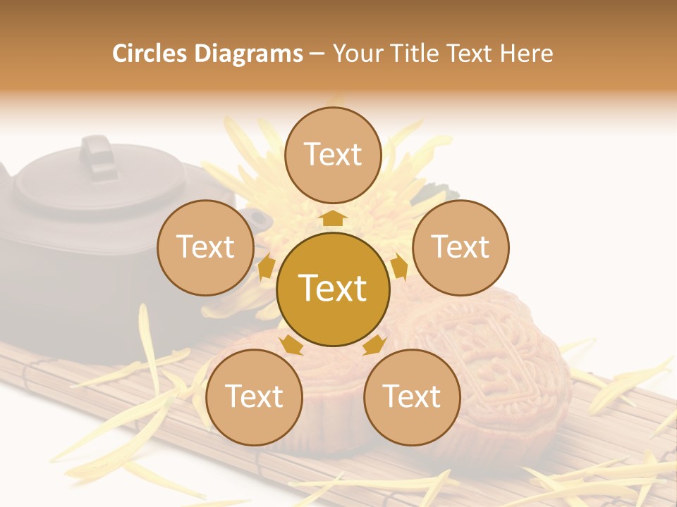 Celebration Festival Chrysanthemum PowerPoint Template