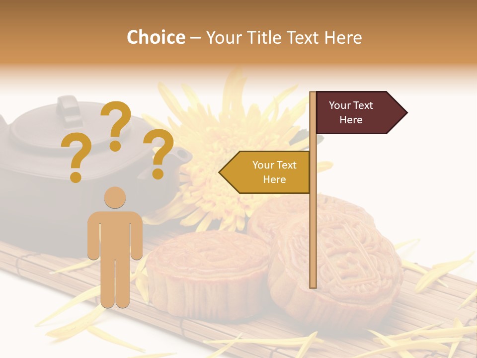 Celebration Festival Chrysanthemum PowerPoint Template