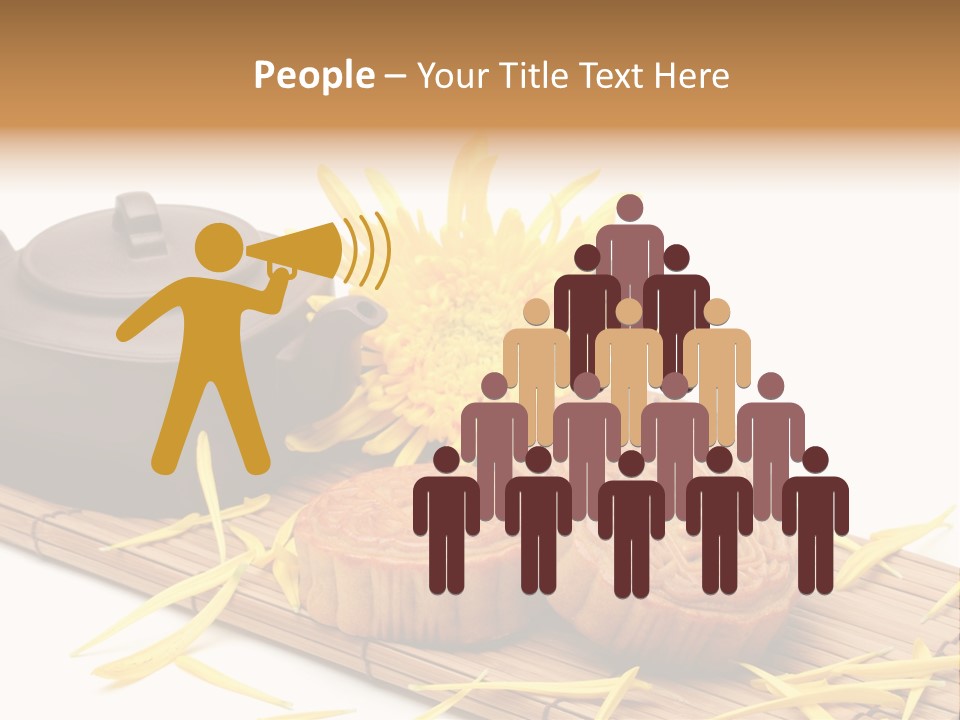 Celebration Festival Chrysanthemum PowerPoint Template