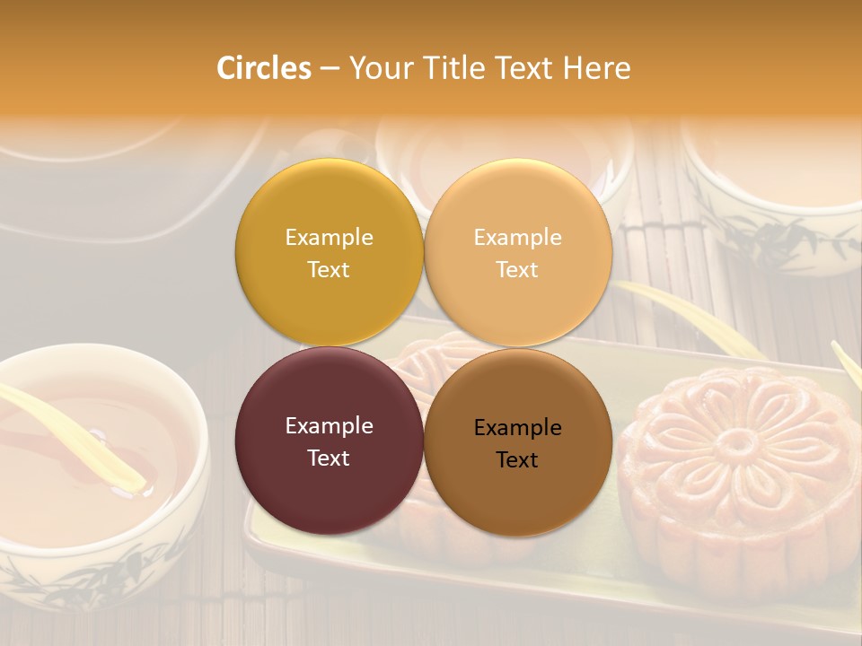 Decoration Chinese Almond PowerPoint Template