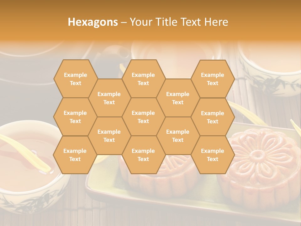 Decoration Chinese Almond PowerPoint Template