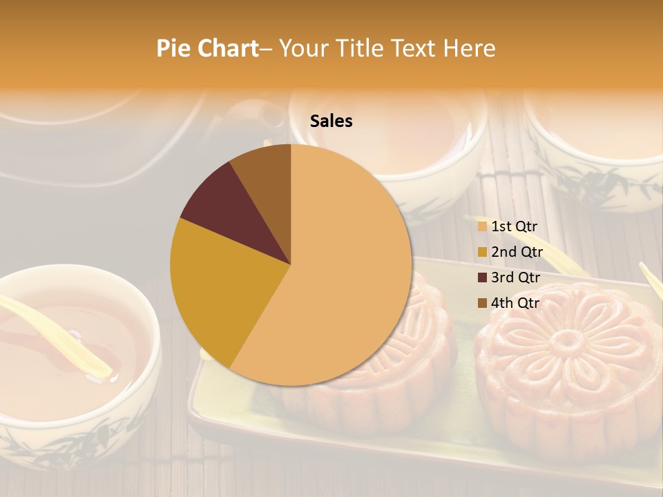 Decoration Chinese Almond PowerPoint Template