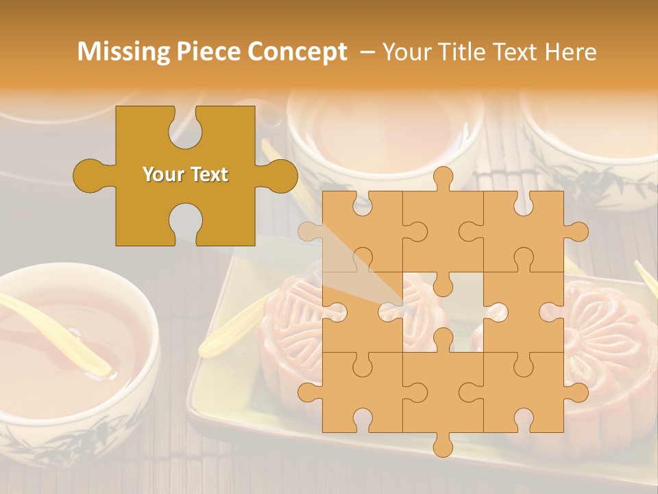 Decoration Chinese Almond PowerPoint Template