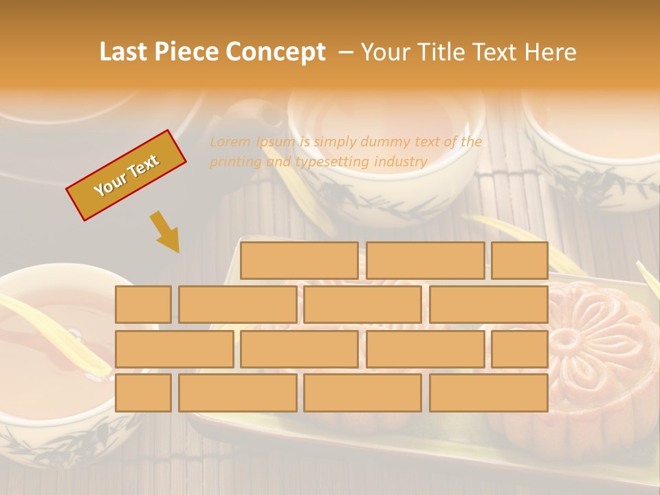 Decoration Chinese Almond PowerPoint Template