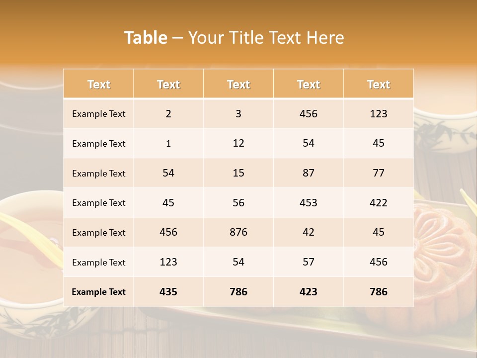 Decoration Chinese Almond PowerPoint Template