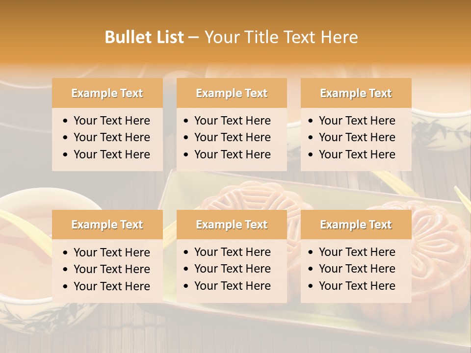 Decoration Chinese Almond PowerPoint Template