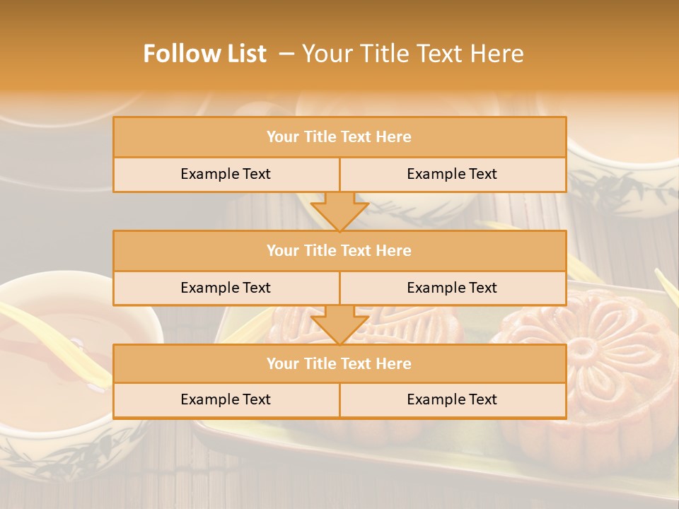 Decoration Chinese Almond PowerPoint Template