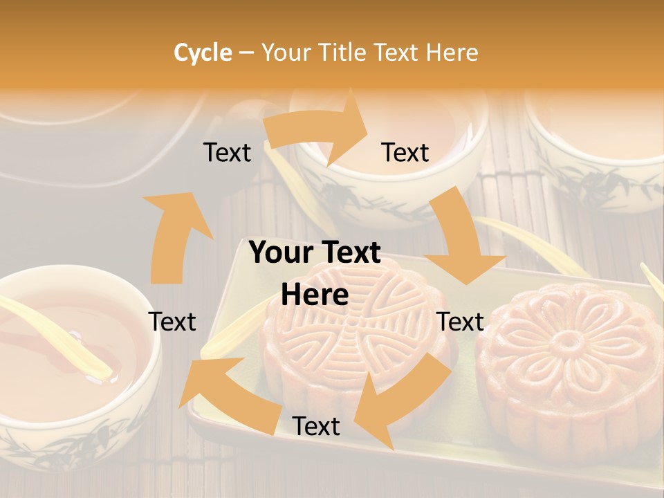 Decoration Chinese Almond PowerPoint Template