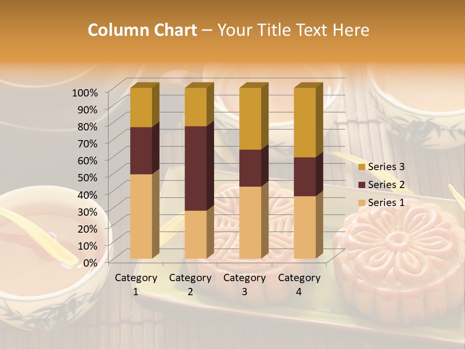 Decoration Chinese Almond PowerPoint Template