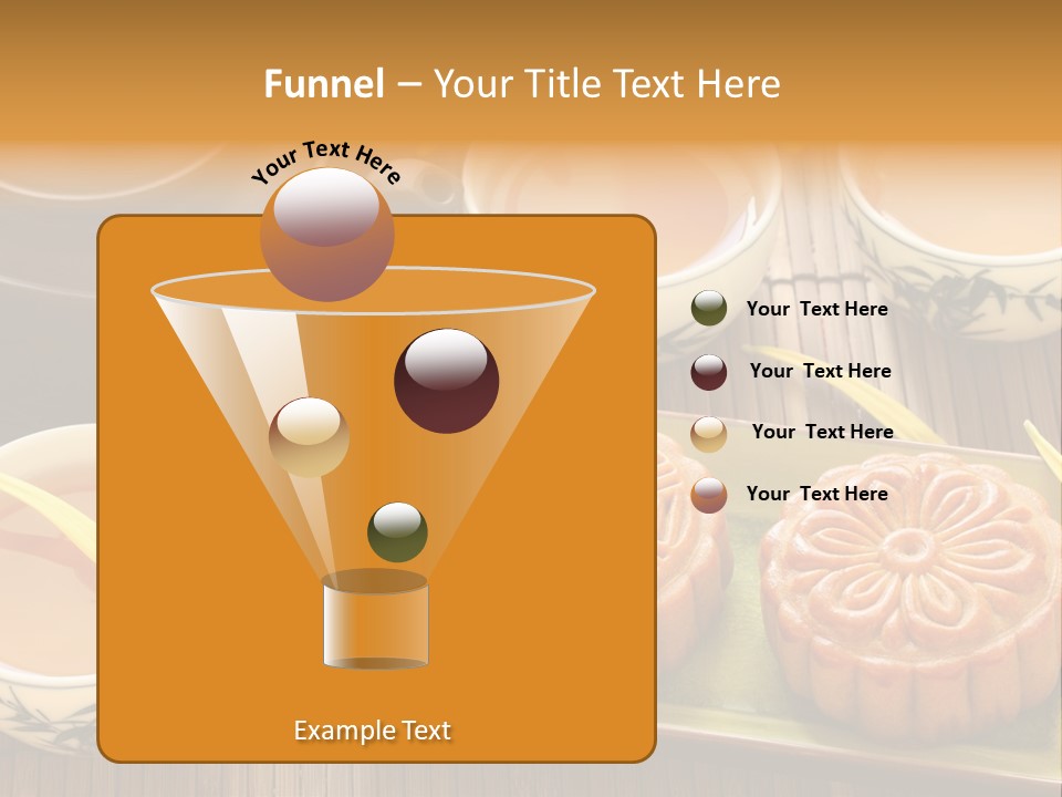 Decoration Chinese Almond PowerPoint Template