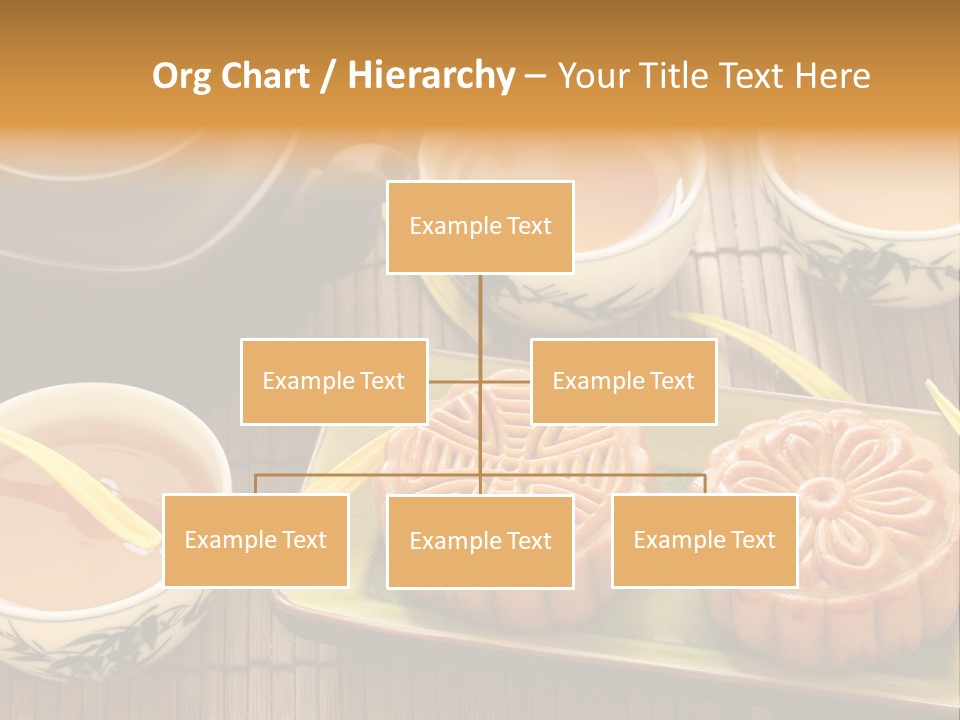 Decoration Chinese Almond PowerPoint Template