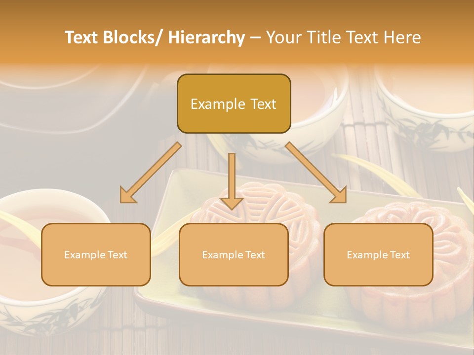 Decoration Chinese Almond PowerPoint Template