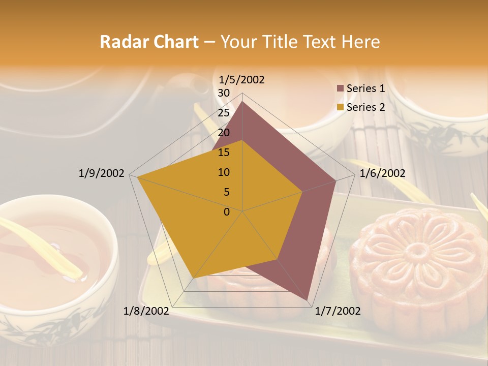Decoration Chinese Almond PowerPoint Template