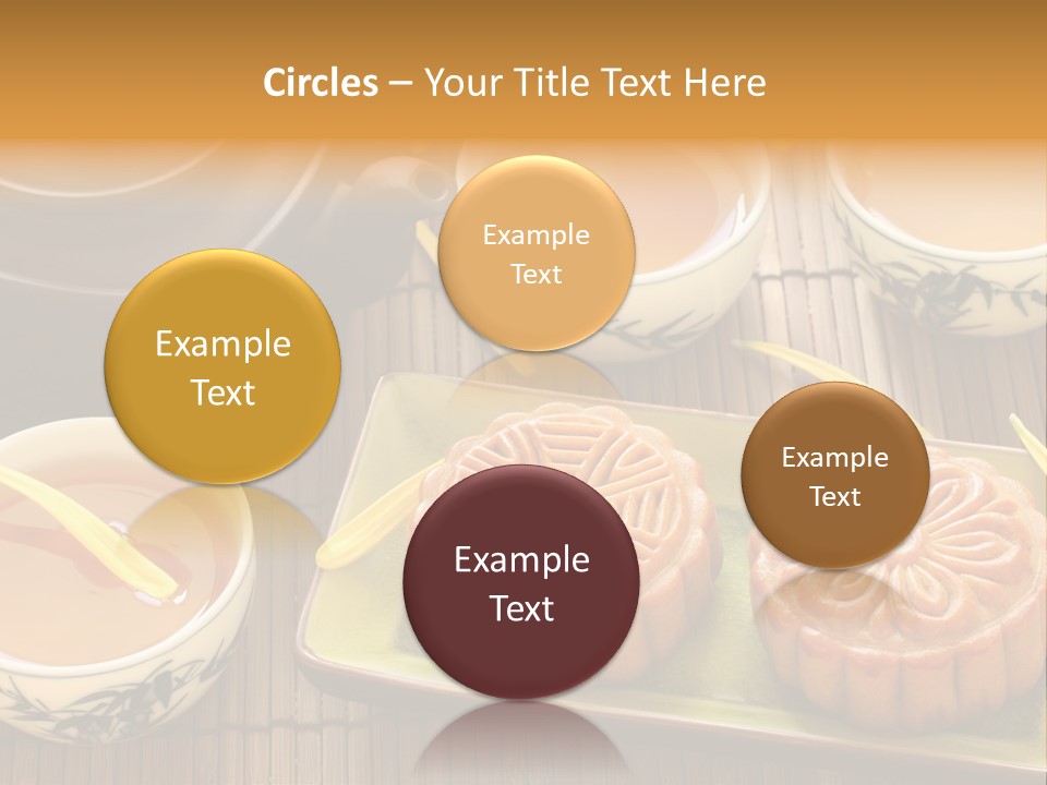 Decoration Chinese Almond PowerPoint Template