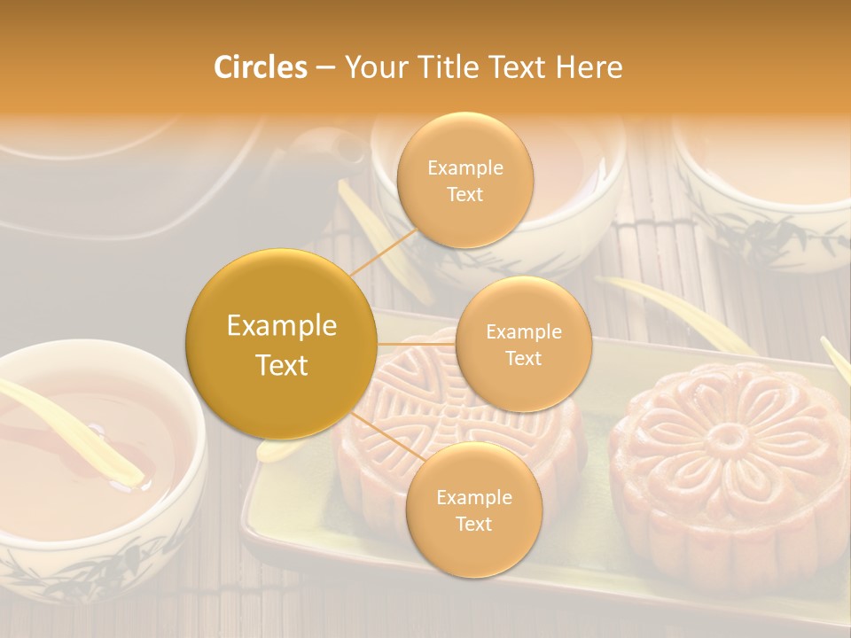 Decoration Chinese Almond PowerPoint Template
