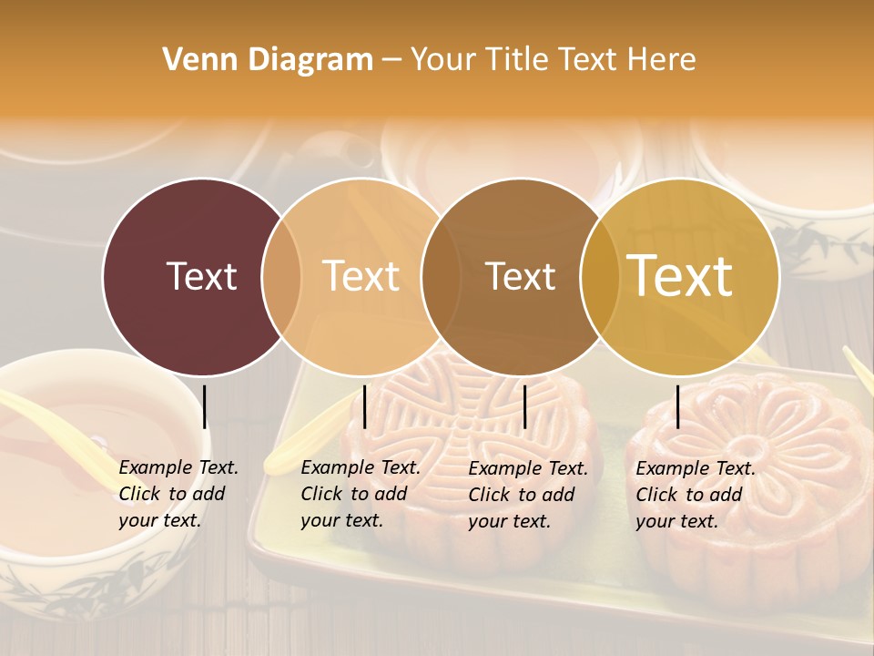 Decoration Chinese Almond PowerPoint Template