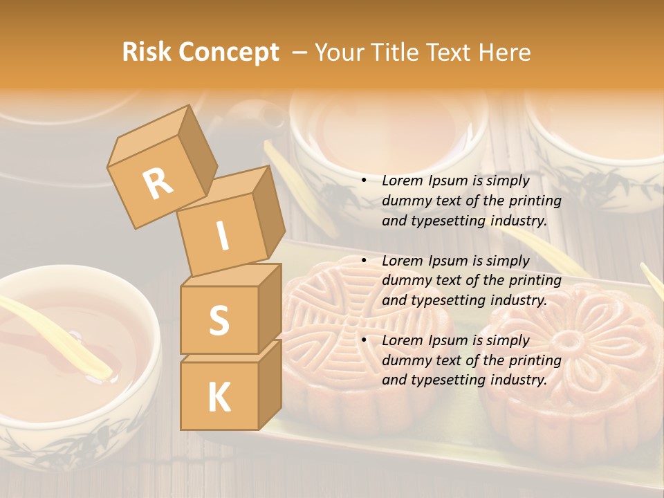 Decoration Chinese Almond PowerPoint Template