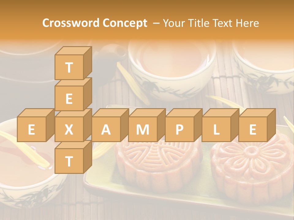 Decoration Chinese Almond PowerPoint Template