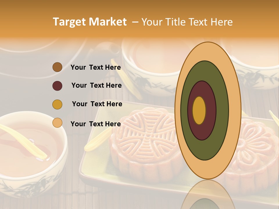 Decoration Chinese Almond PowerPoint Template