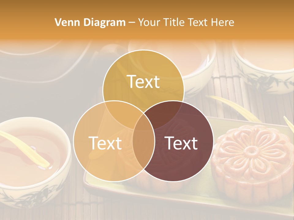 Decoration Chinese Almond PowerPoint Template