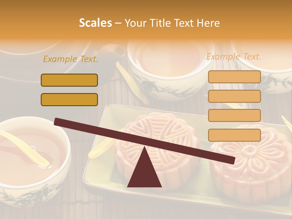 Decoration Chinese Almond PowerPoint Template