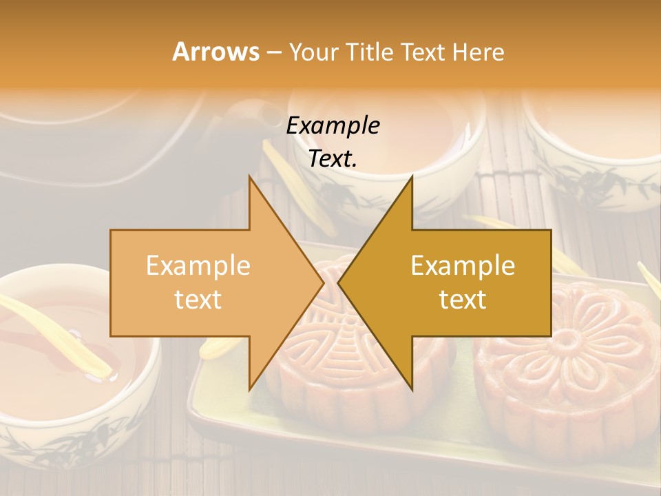 Decoration Chinese Almond PowerPoint Template