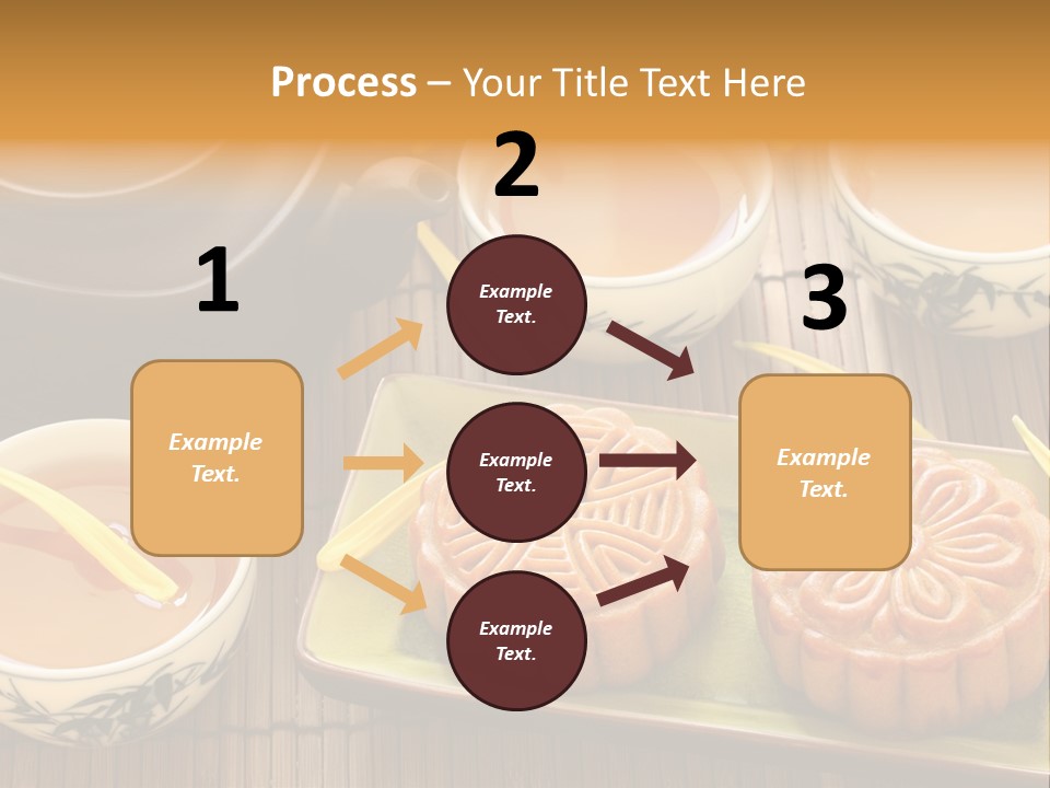 Decoration Chinese Almond PowerPoint Template