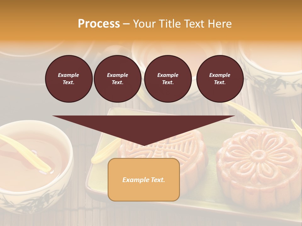 Decoration Chinese Almond PowerPoint Template