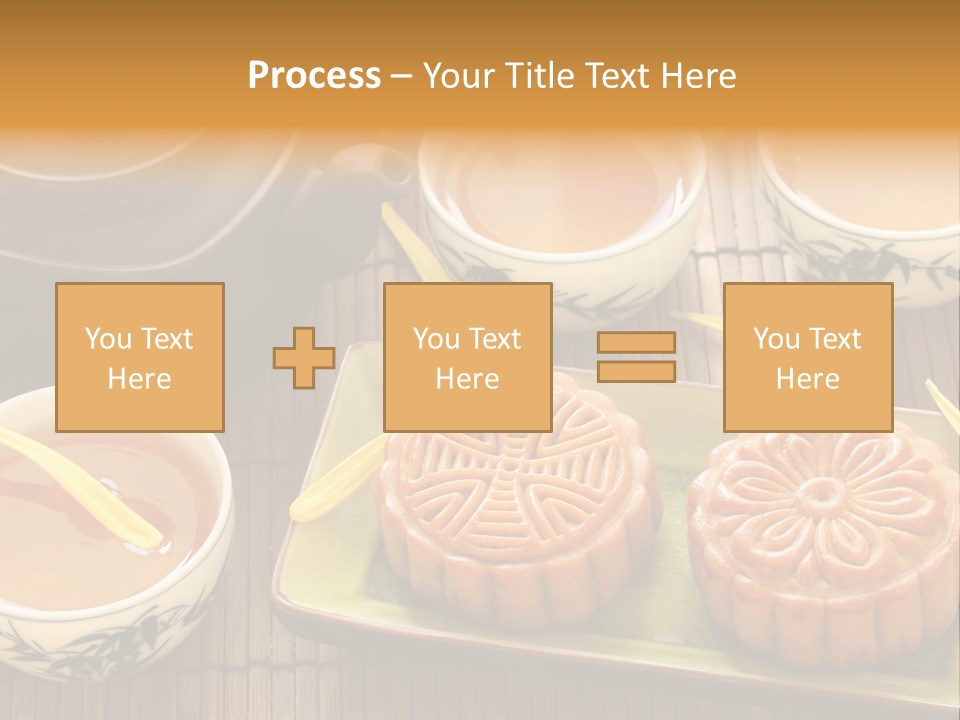 Decoration Chinese Almond PowerPoint Template