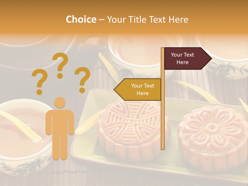 Decoration Chinese Almond PowerPoint Template