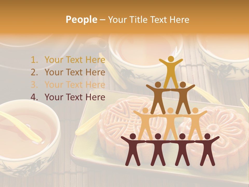 Decoration Chinese Almond PowerPoint Template