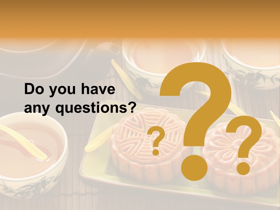 Decoration Chinese Almond PowerPoint Template