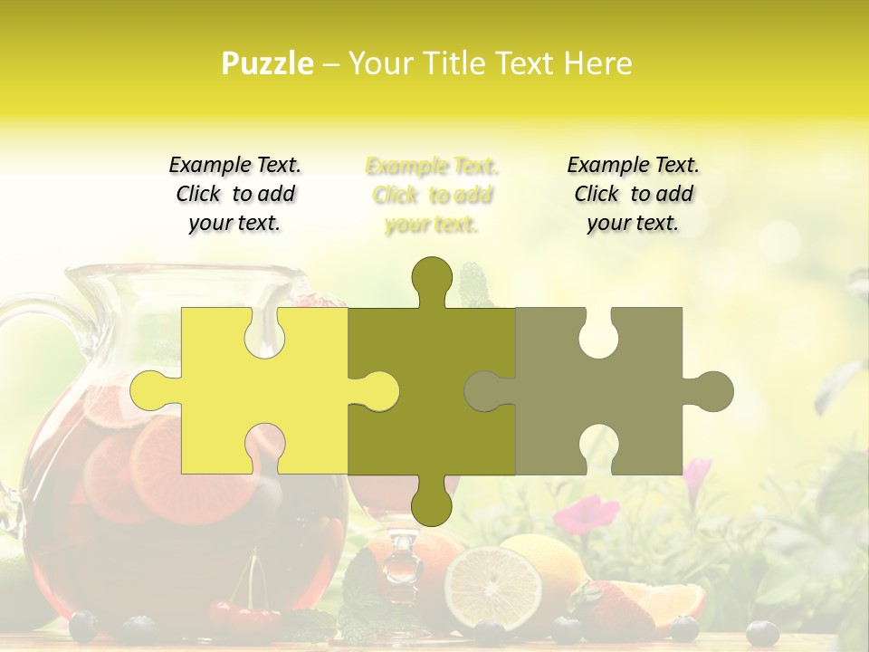 Homemade Relax Leaves PowerPoint Template