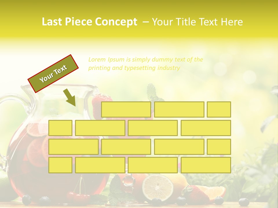 Homemade Relax Leaves PowerPoint Template