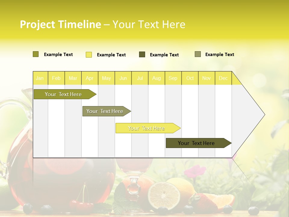Homemade Relax Leaves PowerPoint Template