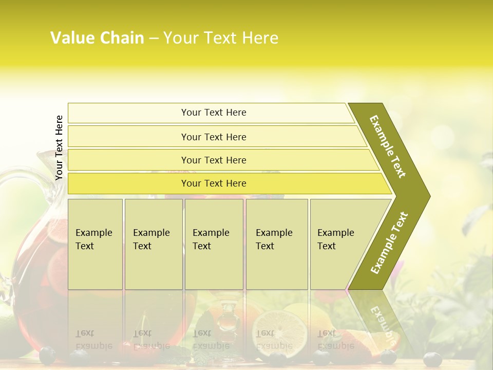 Homemade Relax Leaves PowerPoint Template