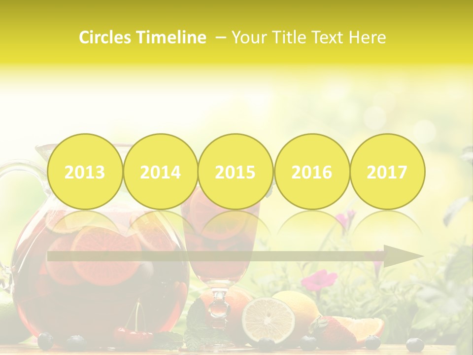 Homemade Relax Leaves PowerPoint Template