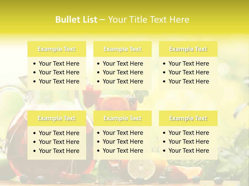 Homemade Relax Leaves PowerPoint Template