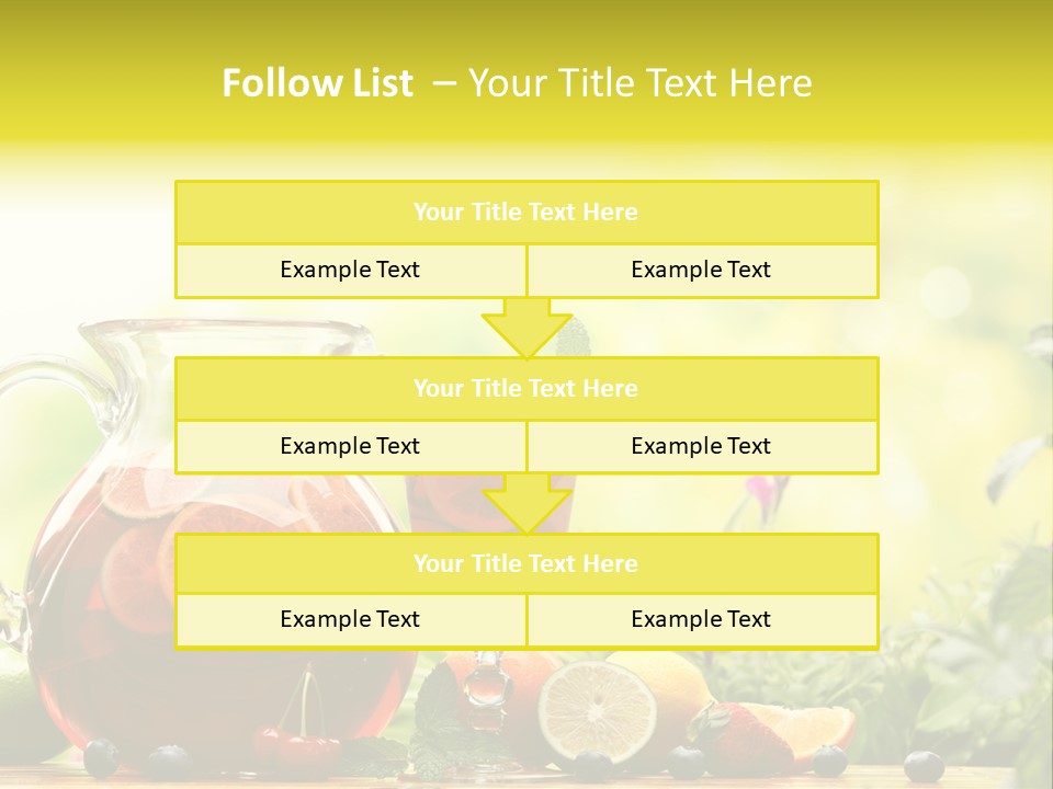 Homemade Relax Leaves PowerPoint Template