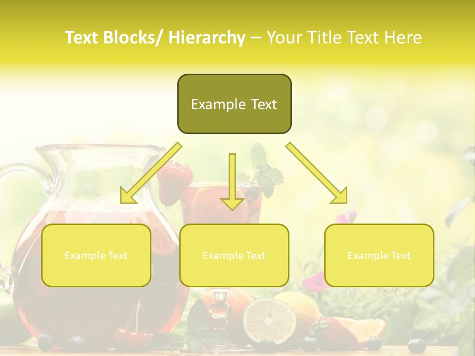 Homemade Relax Leaves PowerPoint Template