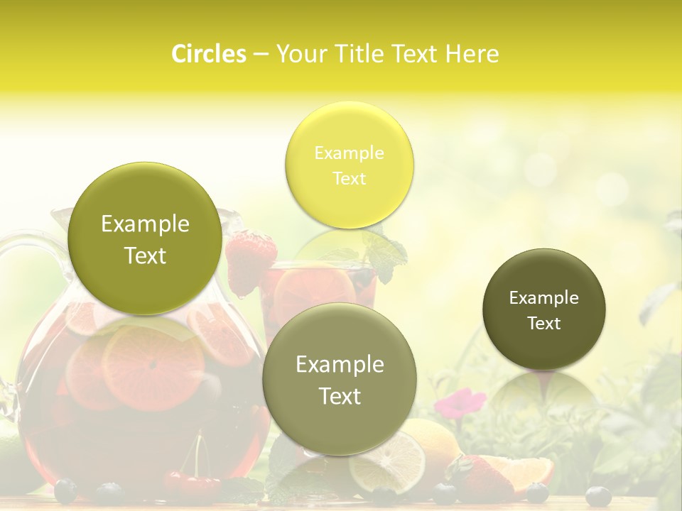 Homemade Relax Leaves PowerPoint Template