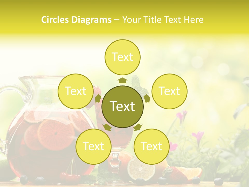 Homemade Relax Leaves PowerPoint Template