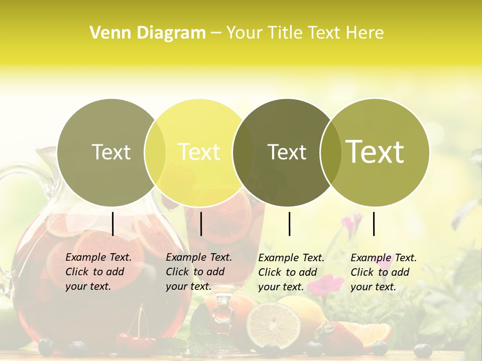 Homemade Relax Leaves PowerPoint Template