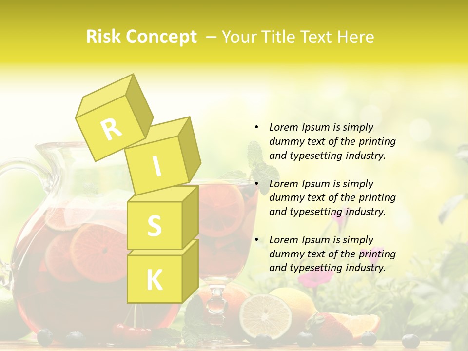 Homemade Relax Leaves PowerPoint Template