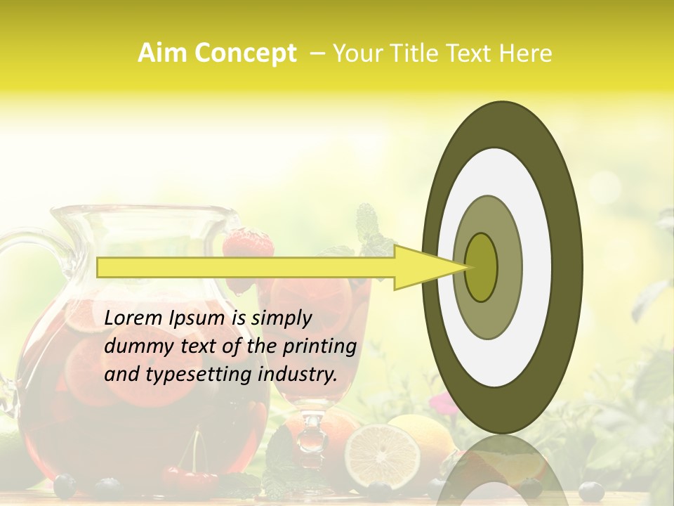 Homemade Relax Leaves PowerPoint Template