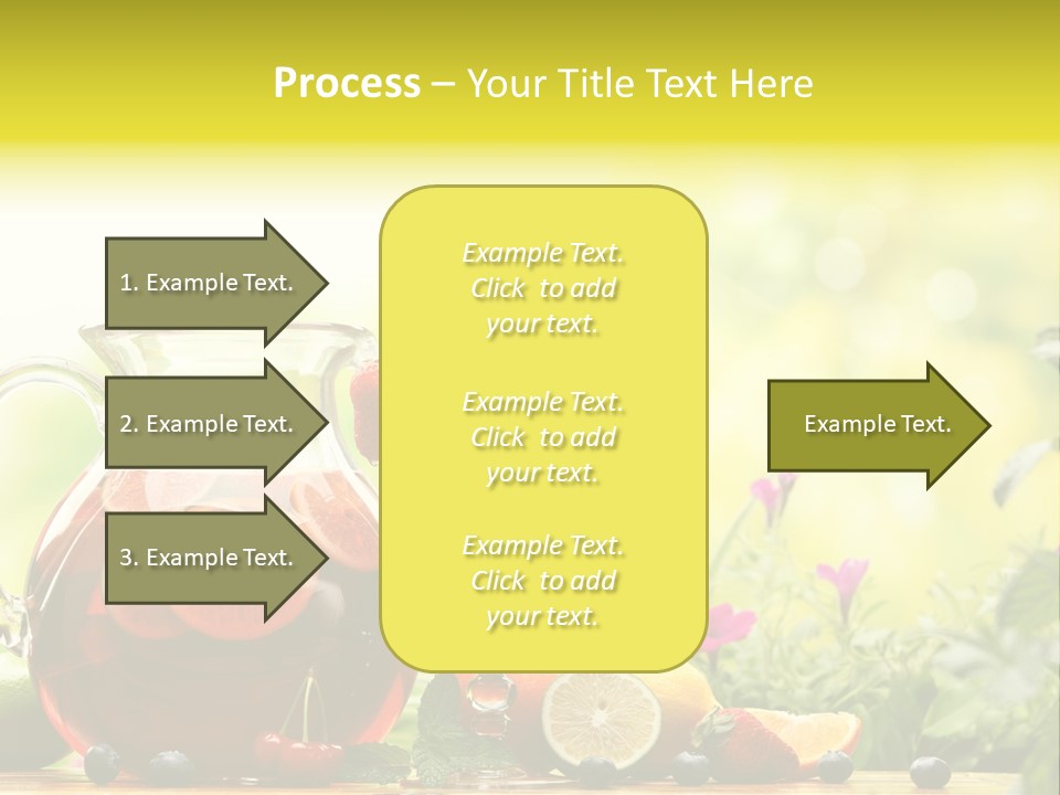 Homemade Relax Leaves PowerPoint Template