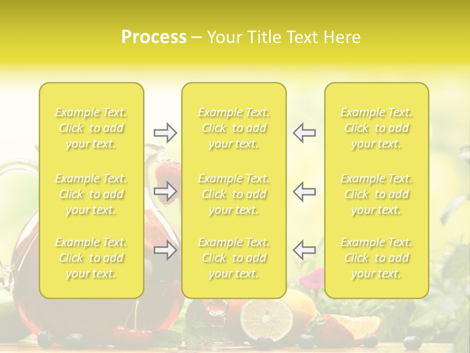 Homemade Relax Leaves PowerPoint Template